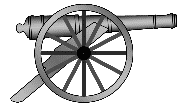 The cannon was the primary weapon for Battle At Charleston.