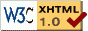 This website is proud to use Valid XHTML 1.0.